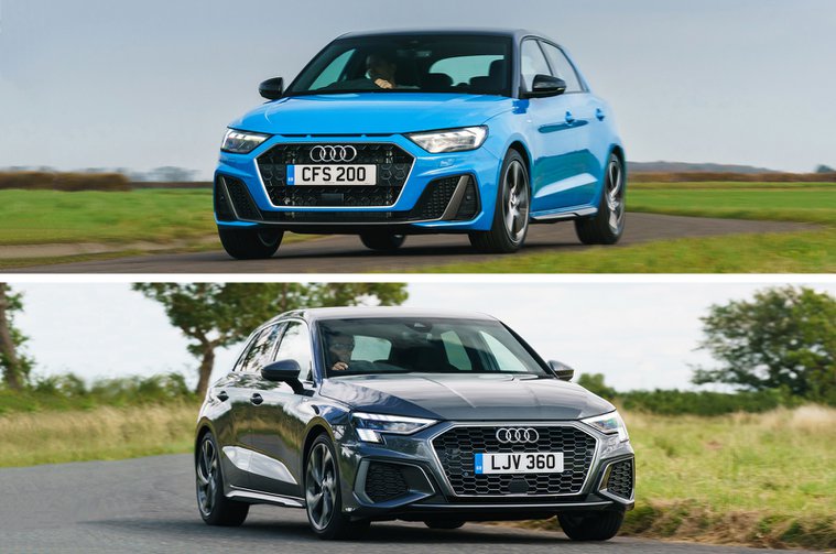 Audi a1 and a3