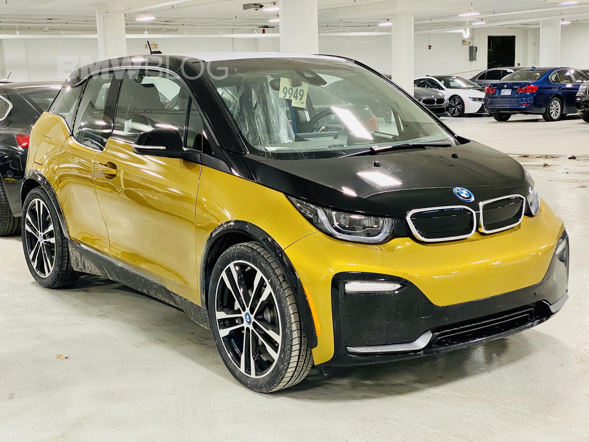 Gold BMW i3