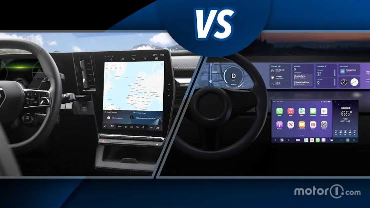 Difference between Android Auto and Android Automotive