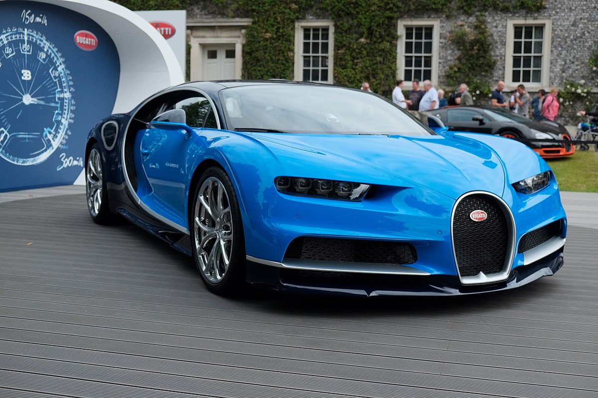 Bugatti Chiron interior