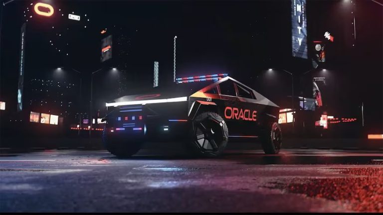 Tesla Cybertruck Cop Car