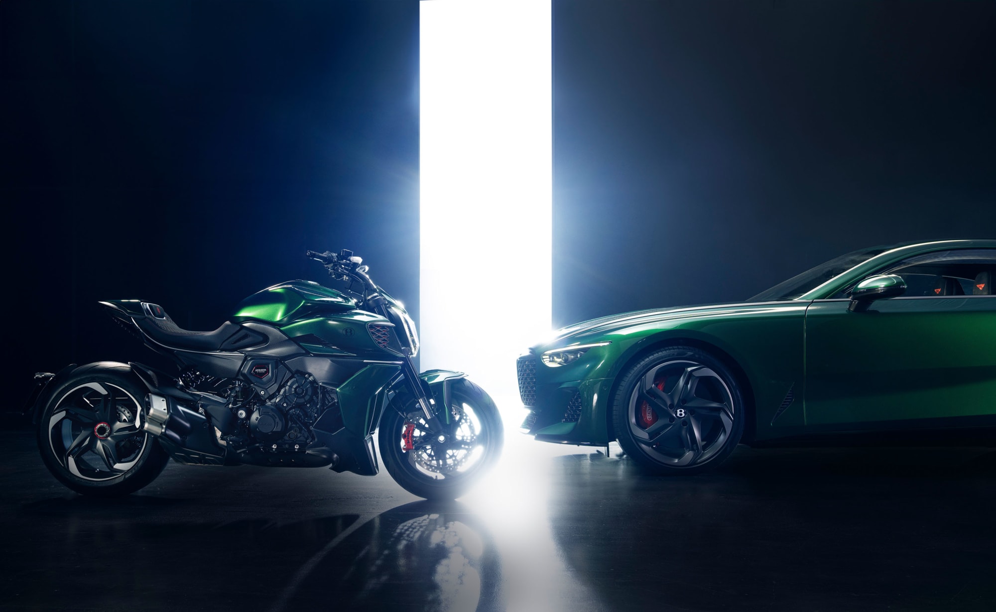 Bentley and Ducati Collab