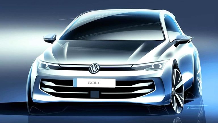 2025 Volkswagen Golf Sketches Hint At Imminent Arrival