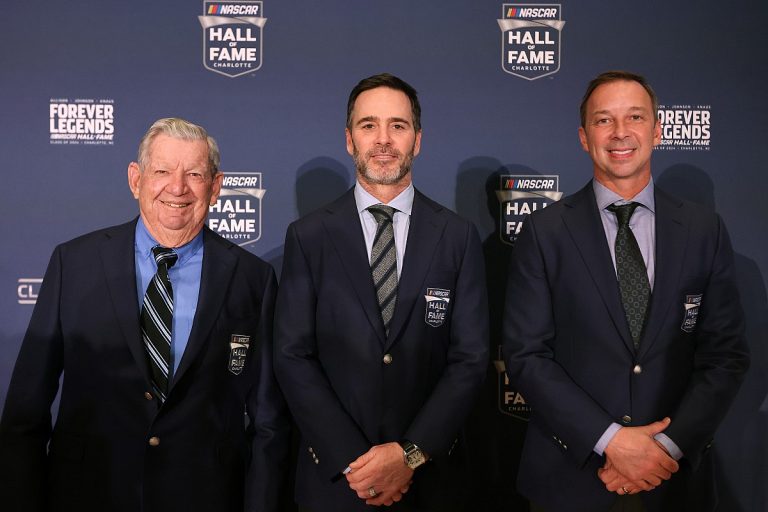 Johnson, Knaus, and Donnie Allison officially join NASCAR Hall of Fame