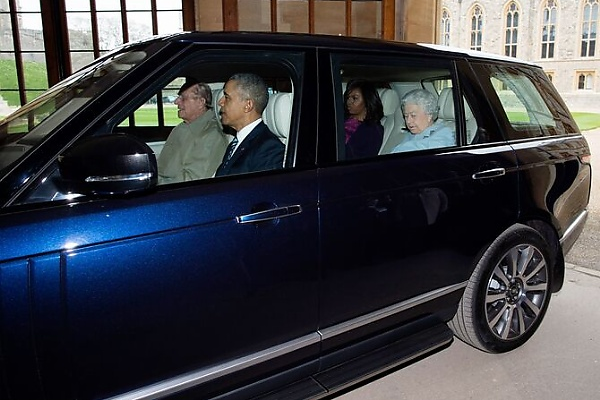 Queen Elizabeth’s Custom Range Rover Used To Ferry The Obamas Is Up For Sale For $285,000