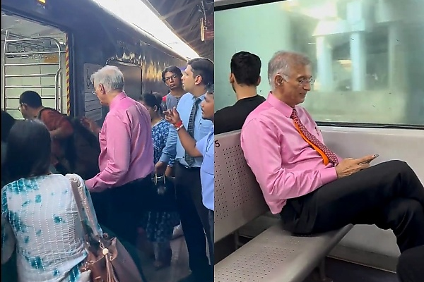 Indian Billionaire Ditches Chauffeur-driven Cars For Public Train Ride To Beat Mumbai’s Notorious Traffic
