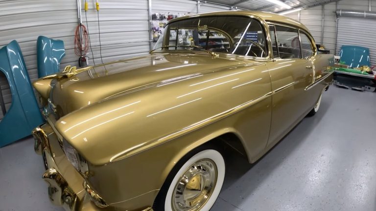 1954 Gold-Plated Chevy Bel Air: Unique Tribute Car