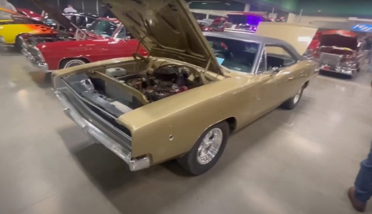 1968 Dodge Charger: Classic Elegance in Rare Light Gold Hue