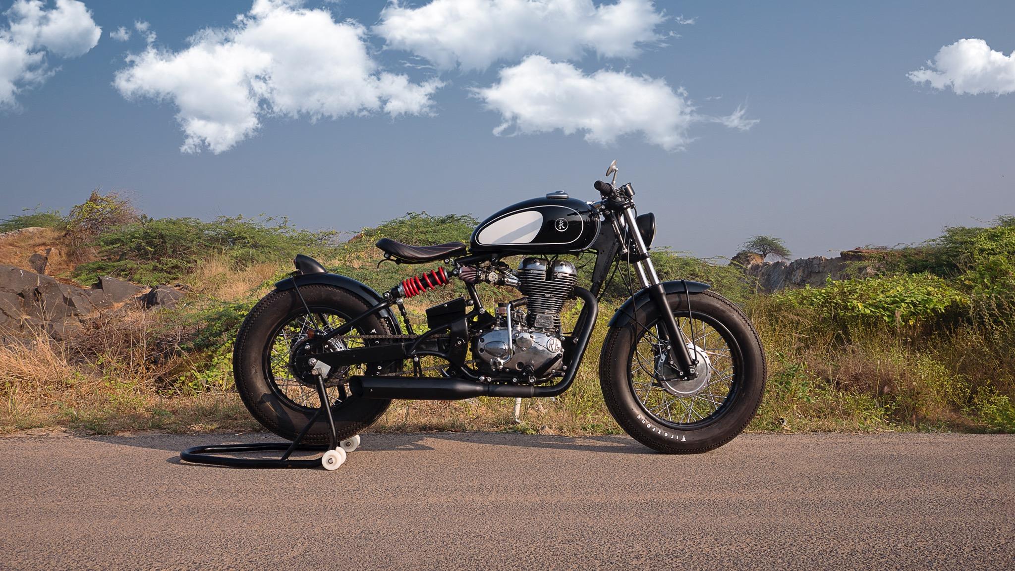 Custom Motorcycle Transformation: KR Customs' Bobber Masterpiece