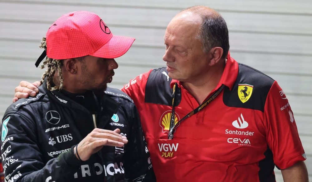 Ferrari Team Principal Vasseur Discusses Sainz's Departure and Hamilton's Arrival