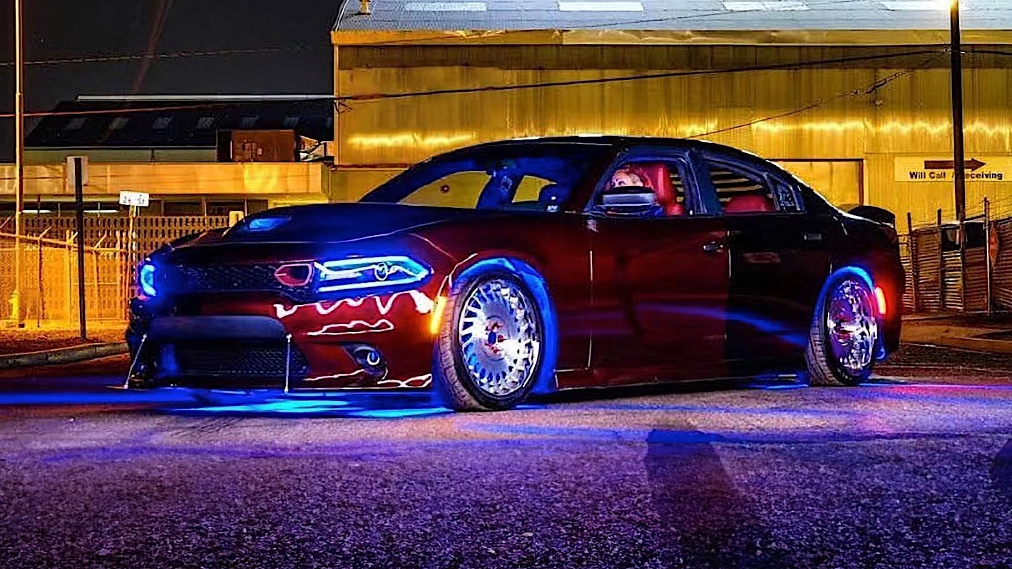 Harley Quinn Inspired 2017 Dodge Charger: Unique Fandom Tribute