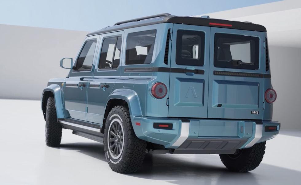 INEOS Introduces Fusilier: G-Class-Inspired Electric 4X4 with Gas Range Extender