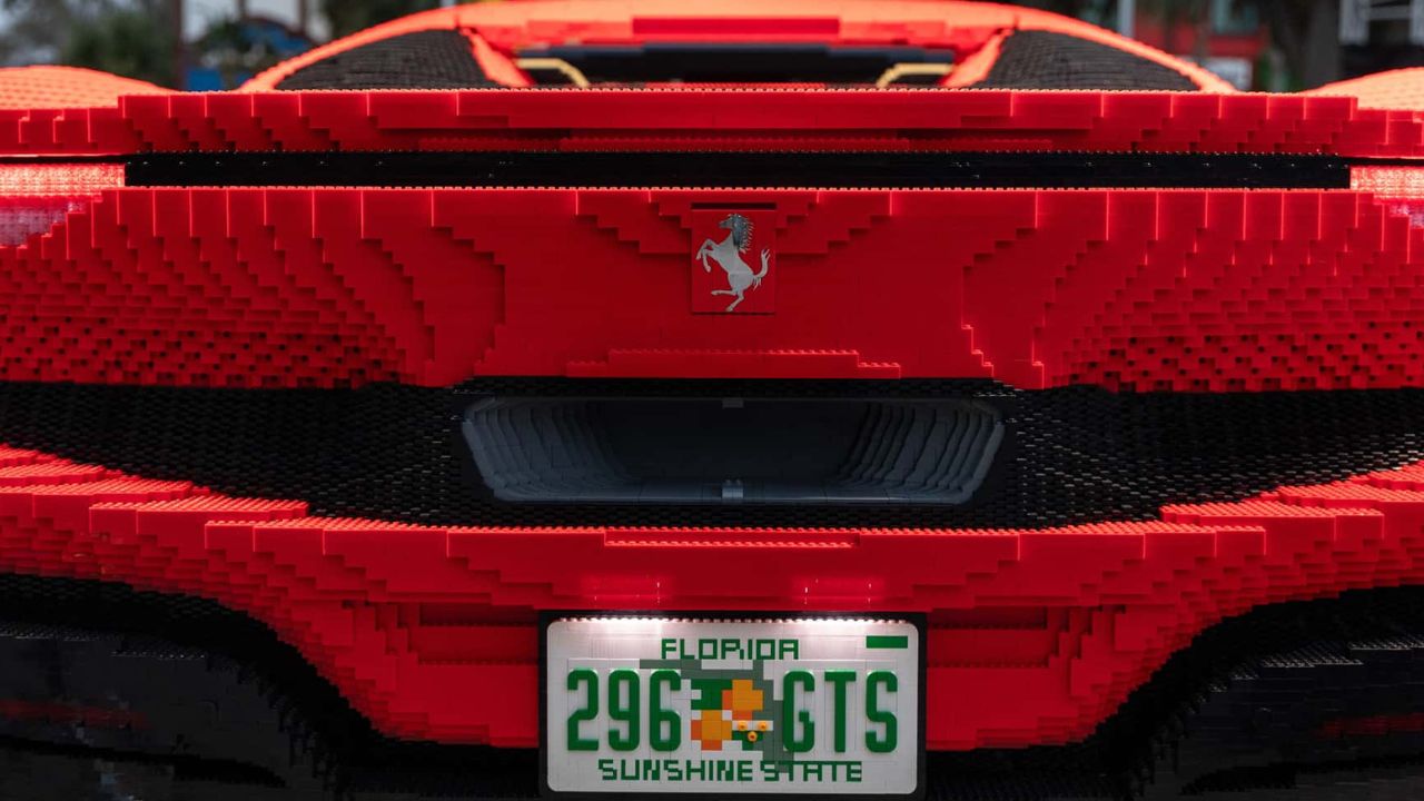 Lego Builds Life-Size Ferrari 296 GTS Replica: A Marvel of Engineering and Creativity
