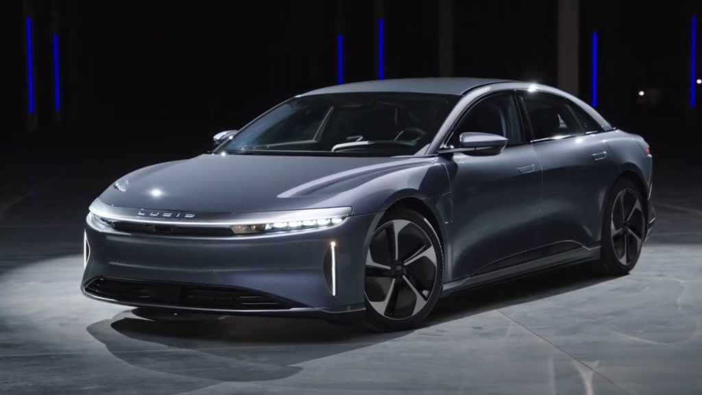 Lucid Air Pure: Embrace Darkness with Stealth Package - DAX Street