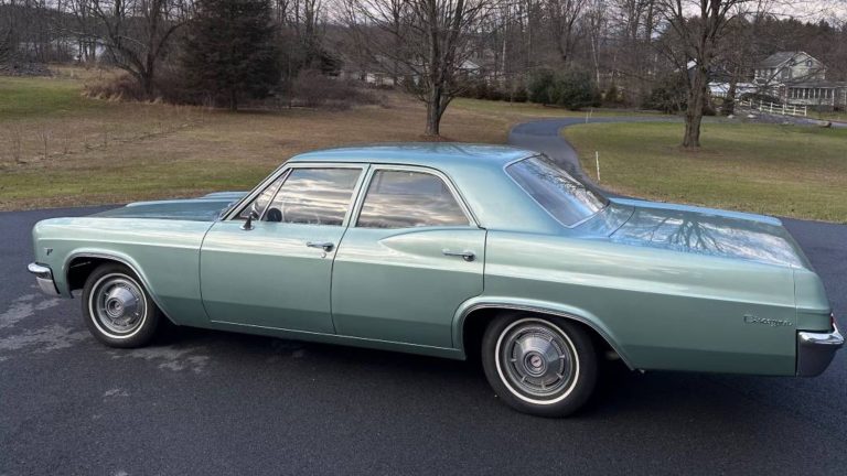 Rare 1966 Chevrolet Biscayne: Low Mileage & Restored