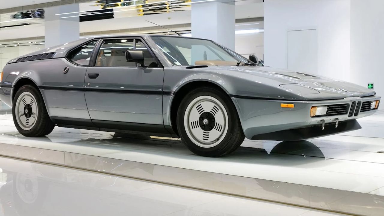 Rare BMW M1 Auction: Silver Metallic Gem with Original Features