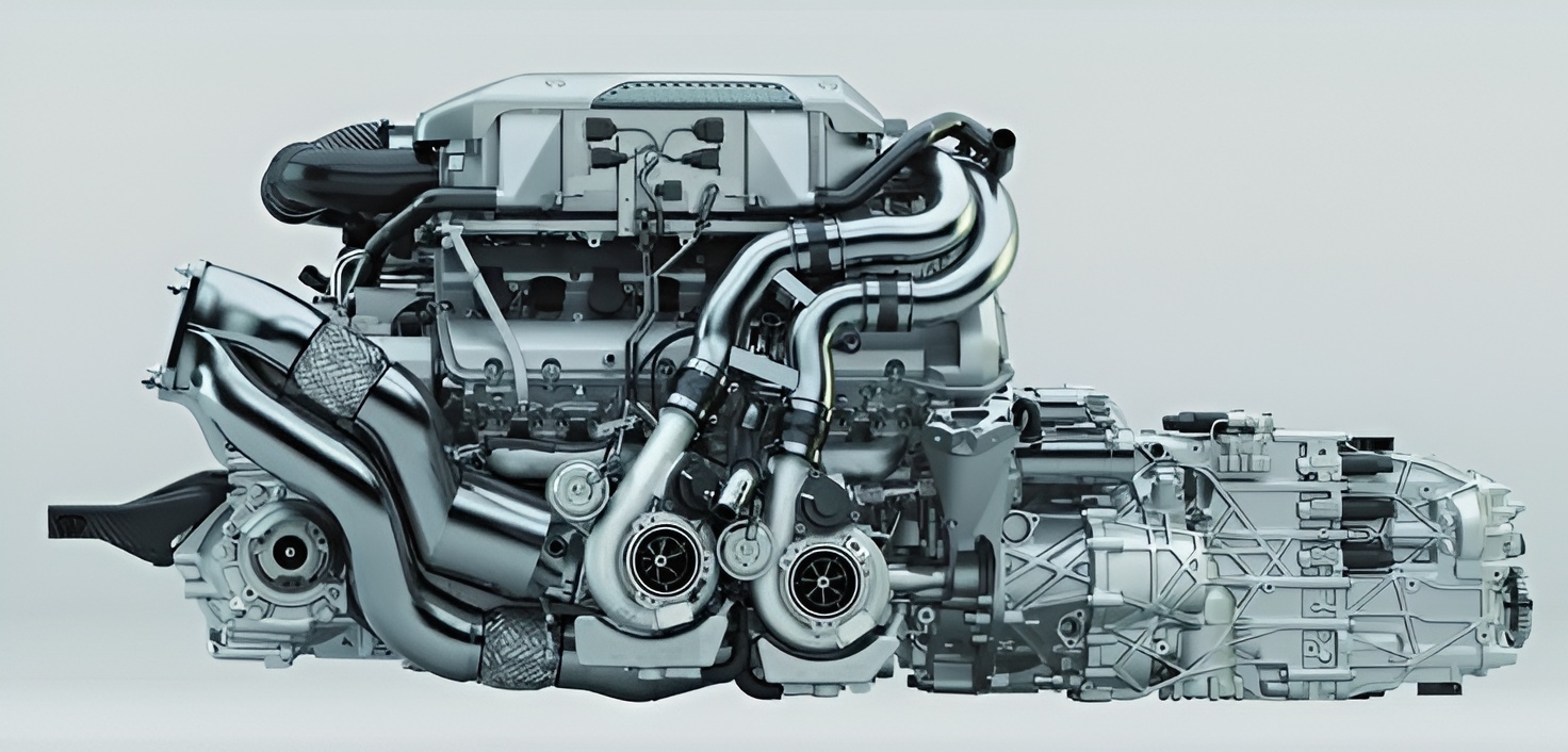 Bugatti W16 engine 