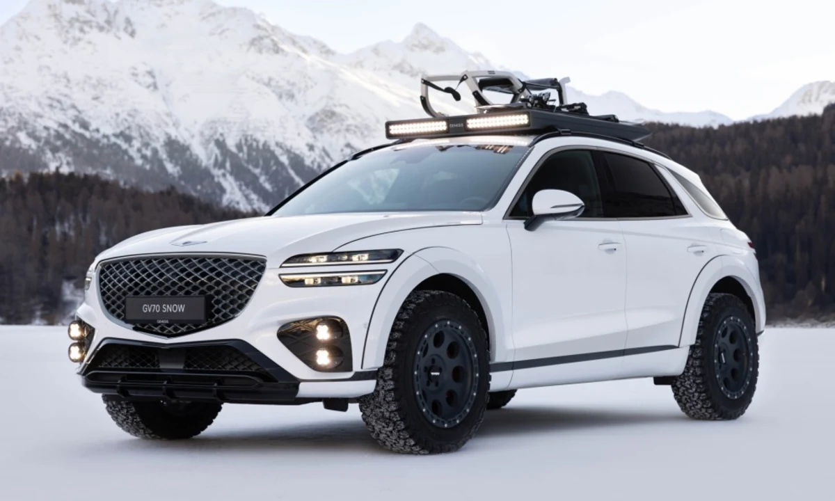 The Genesis GV70 Snow Debuts Ready to Conquer Rugged Terrain and Snowy Roads