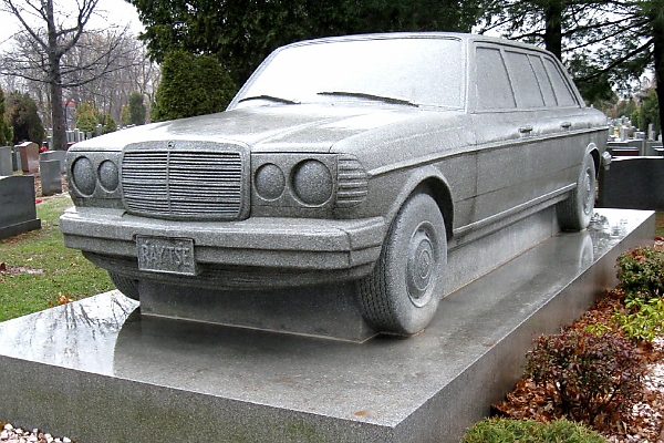 This Mercedes Granite Tombstone Is The Final Resting Place Of A Teenager Who Desired To Own A Mercedes