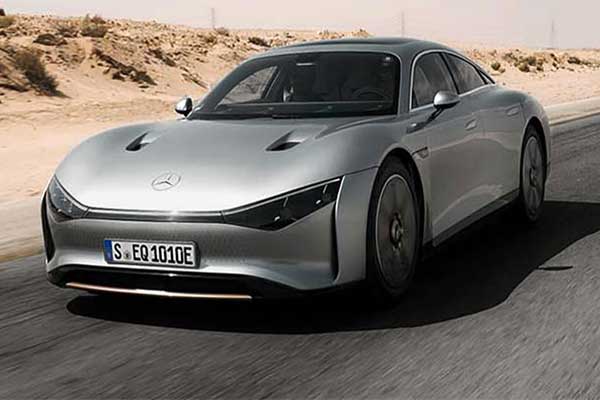 Mercedes-Vision EQXX Concept Does 1000 Km On A Single Charge Again In Dubai