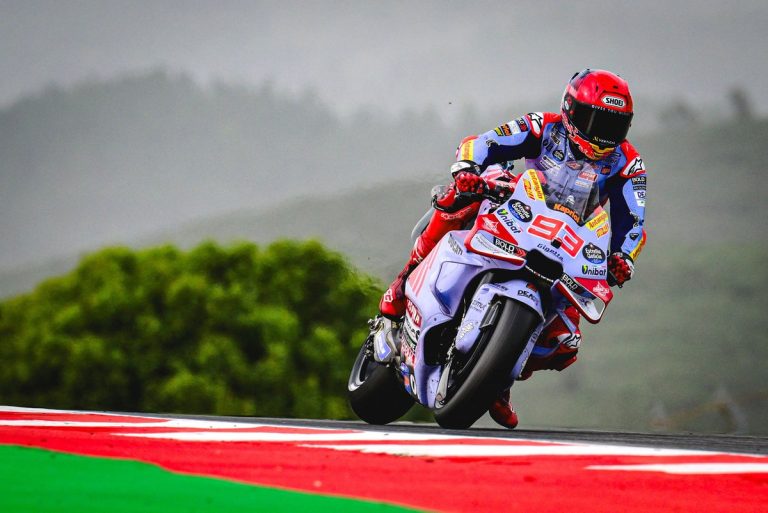 Marquez says Portugal MotoGP practice crash down to “instinct”