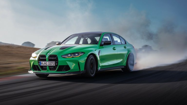 A Green BMW M3 CS Touring (Credits BMW)