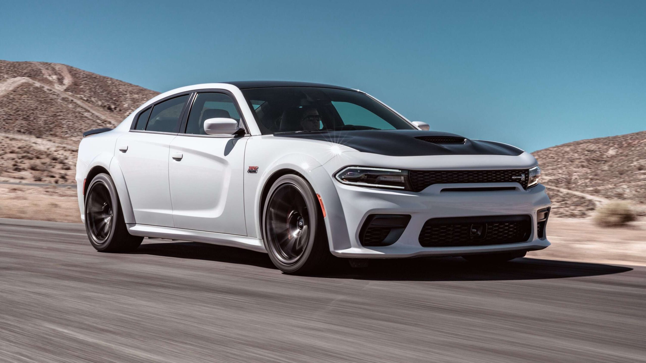 A White 2023 Dodge Charger
