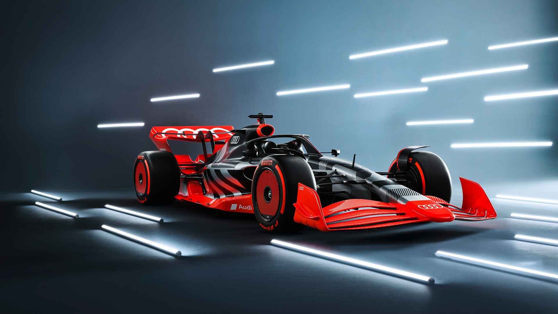 An Audi F1 Show Car