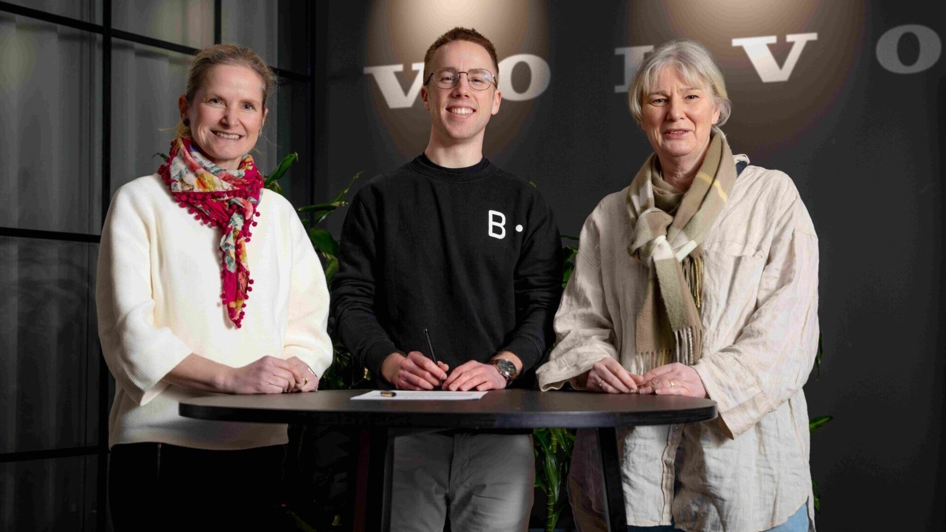 CEO Of Volvo Cars Tech Fund Ann-Sofie Ekberg (Left), CEO of Breathe Dr. Ian Campbell (Middle), And Vice President Of Propulsion & Energy at Volvo Cars Karin Thorn (Right)