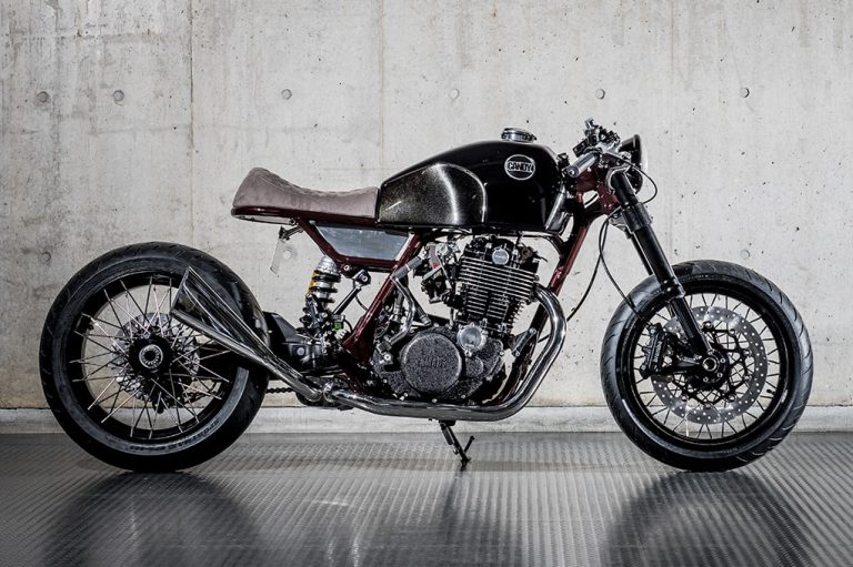 Custom SR400 Cafe Racer Crafting Perfection at Candy Motorcycle Laboratory