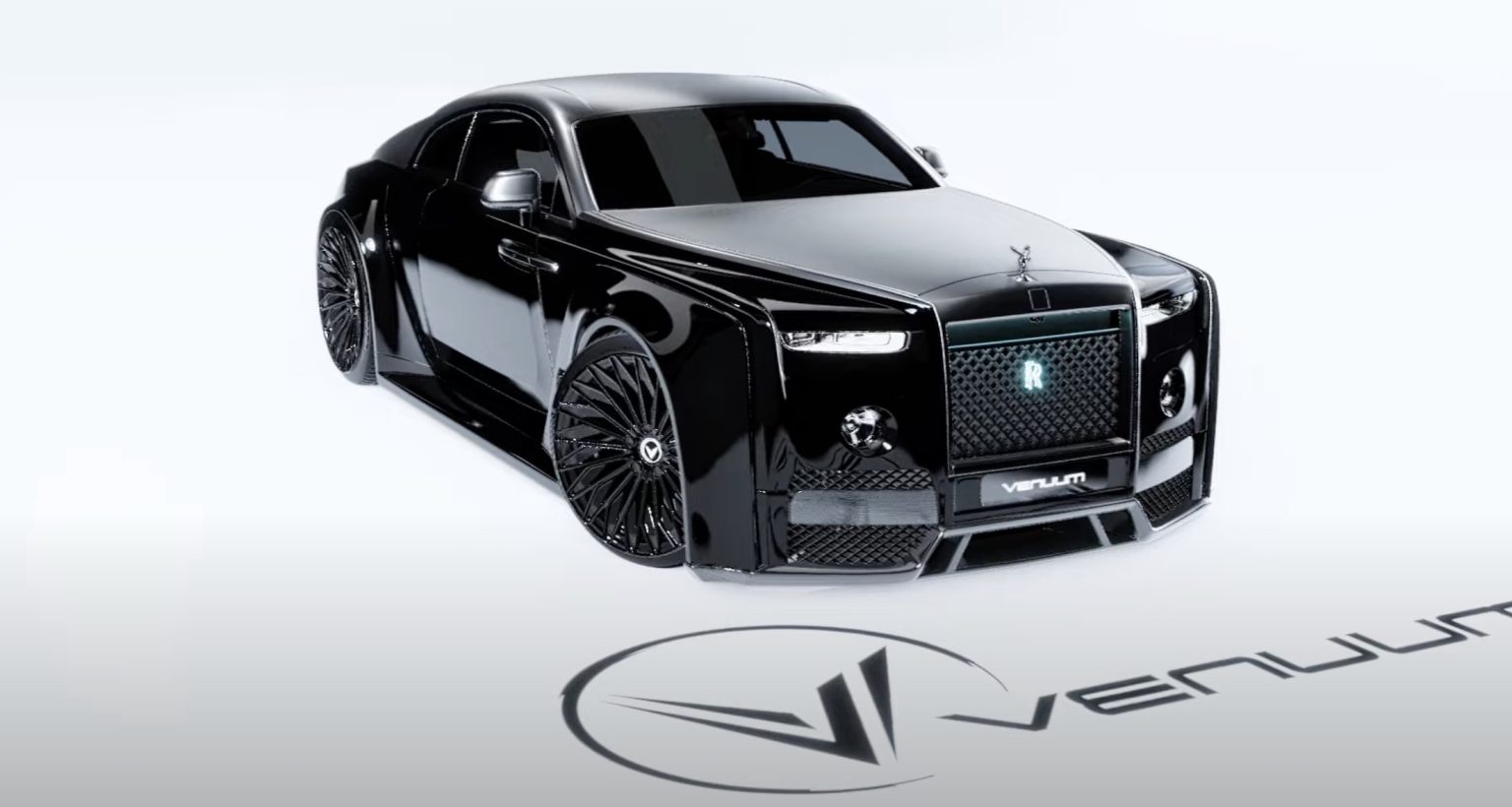 Dubai's Apollo RollsRoyce Wraith Transformed by Venuum Black DAX Street