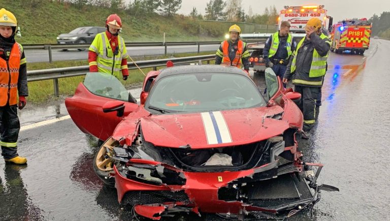 Ferrari SF90 Stradale Crash Record Compensation Saga Unfolds