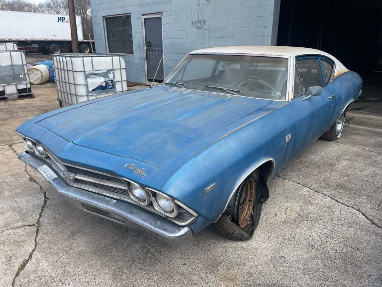 Rare Find 1969 Chevelle SS 396 Restoration Project Emerges