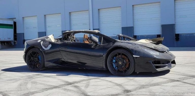 Rare Huracan Find Salvageable LP 580-2 V10 Supercar After Fire