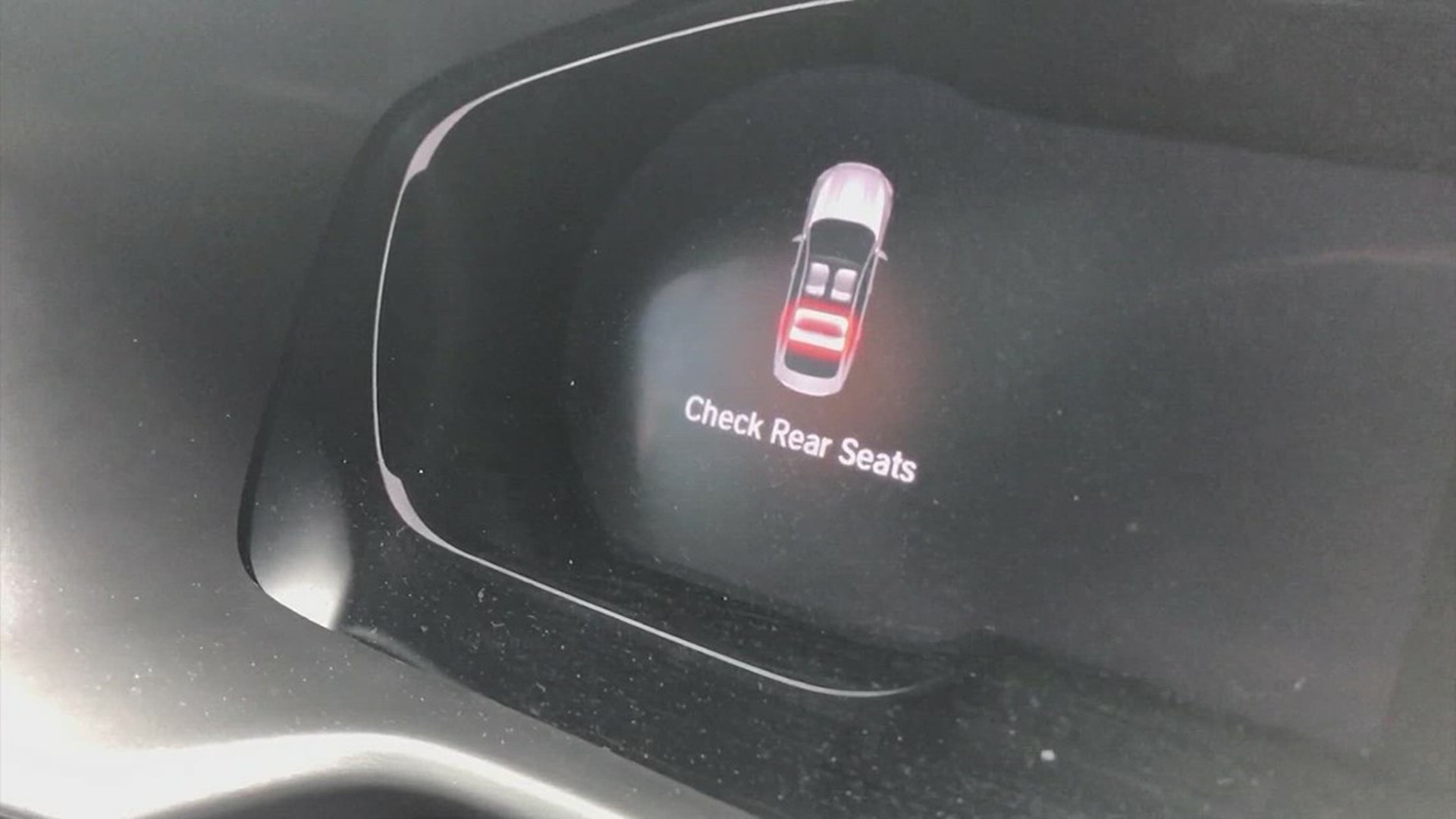 Rear Seat Belt Alarm