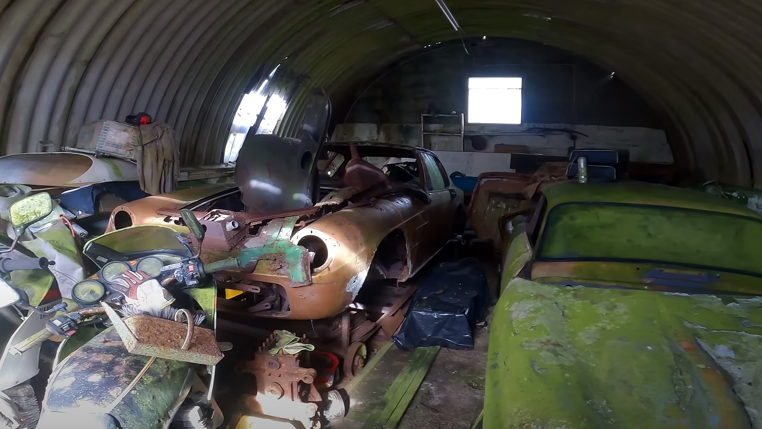 Resurrecting Rarity Discovery of Abandoned Maserati Mistral in British Junkyard