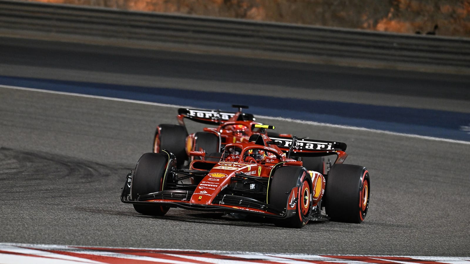 Sainz Happy to Drive Ferrari F1 Car Aggressively