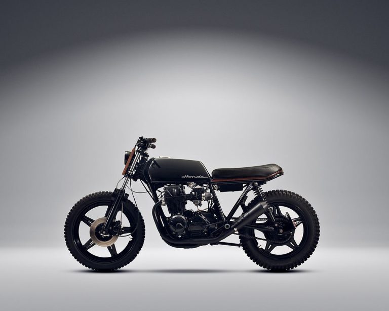 Scandinavian Motorcycle Design: Black Lanes' CB650 Custom Build