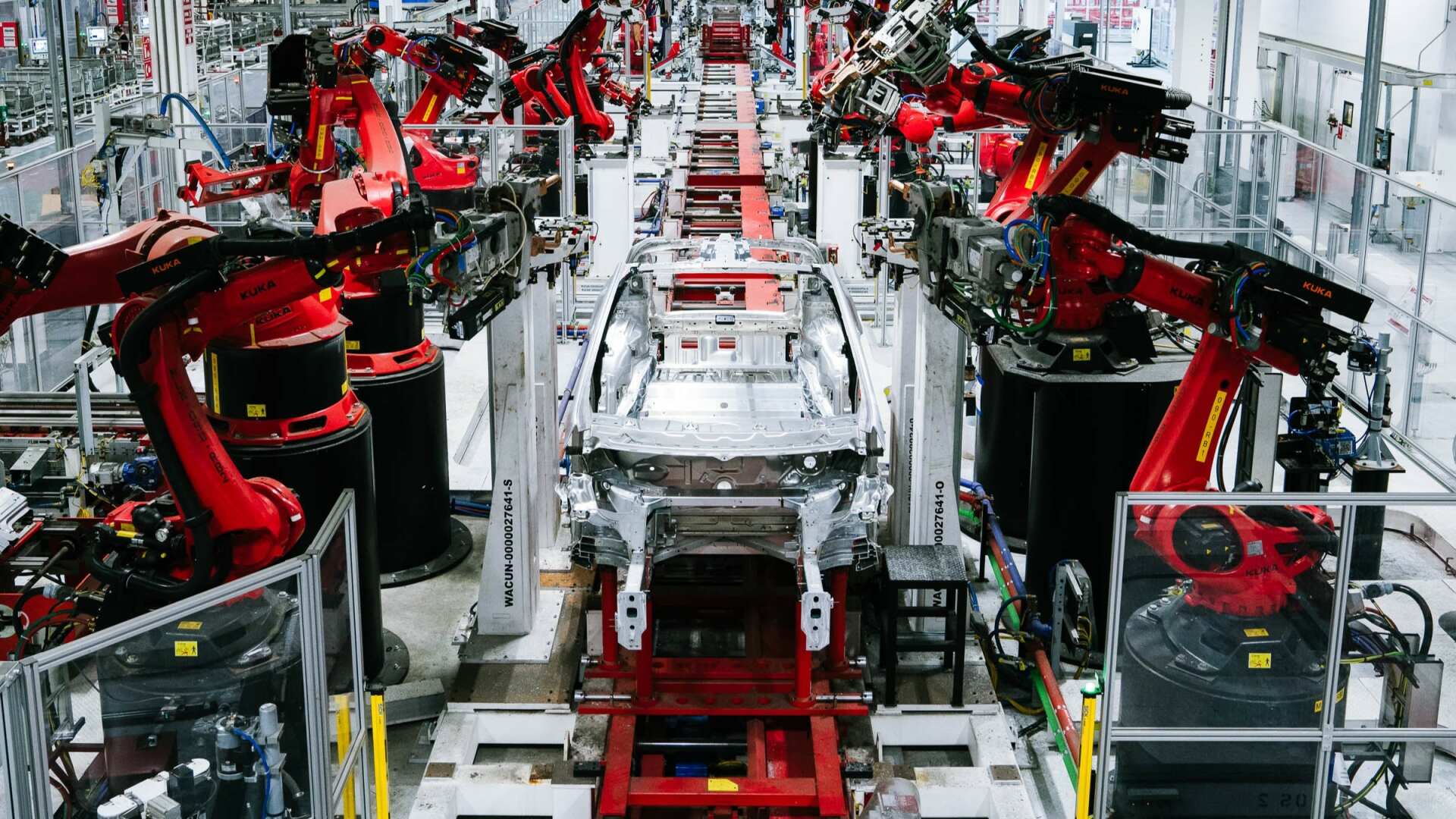 Tesla's Fremont Factory In California (Credits Tesla)