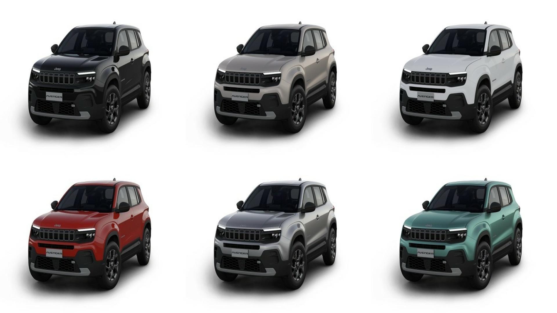 The Different Color Options Available For The 2025 Jeep Avenger