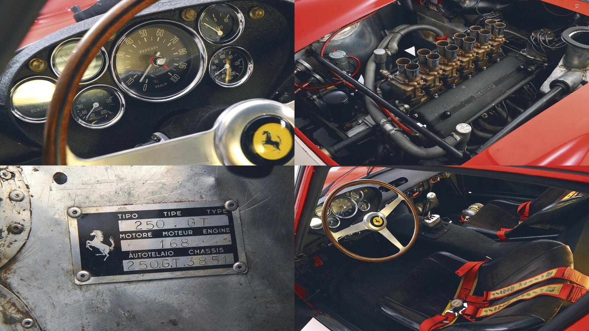The Interior Of A 1962 Ferrari 250 GTO (Credits Ferrari)