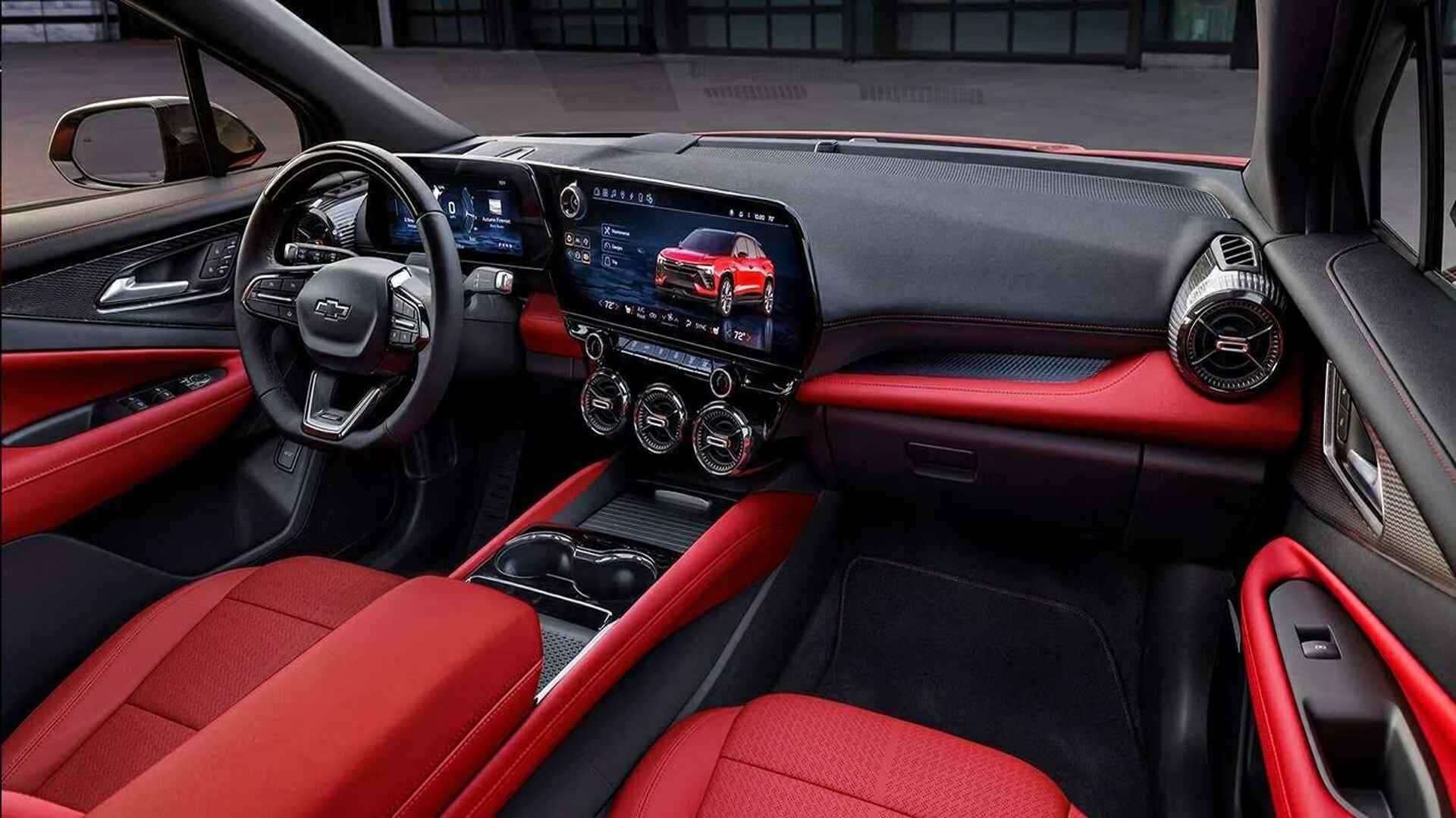 The Interior Of A Chevrolet Blazer EV