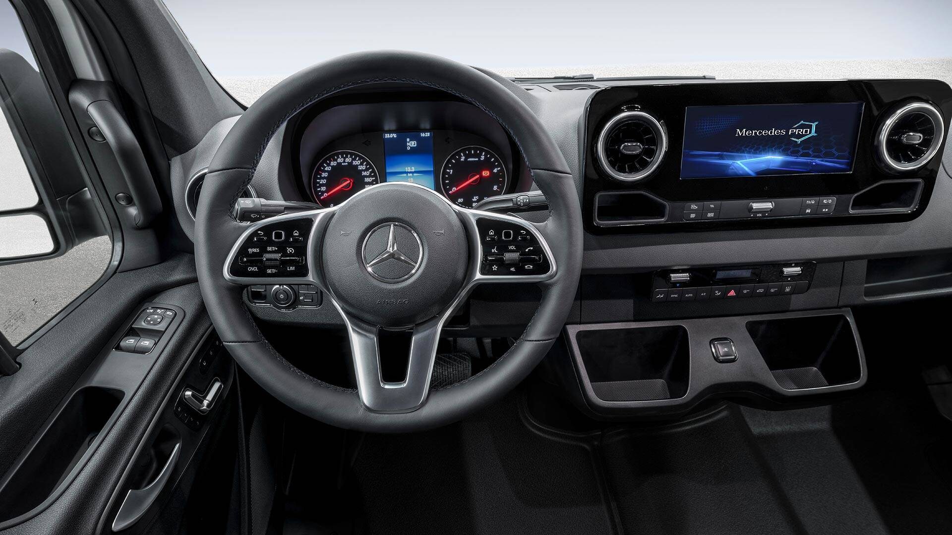 The Interior Of A Mercedes-Benz Sprinter