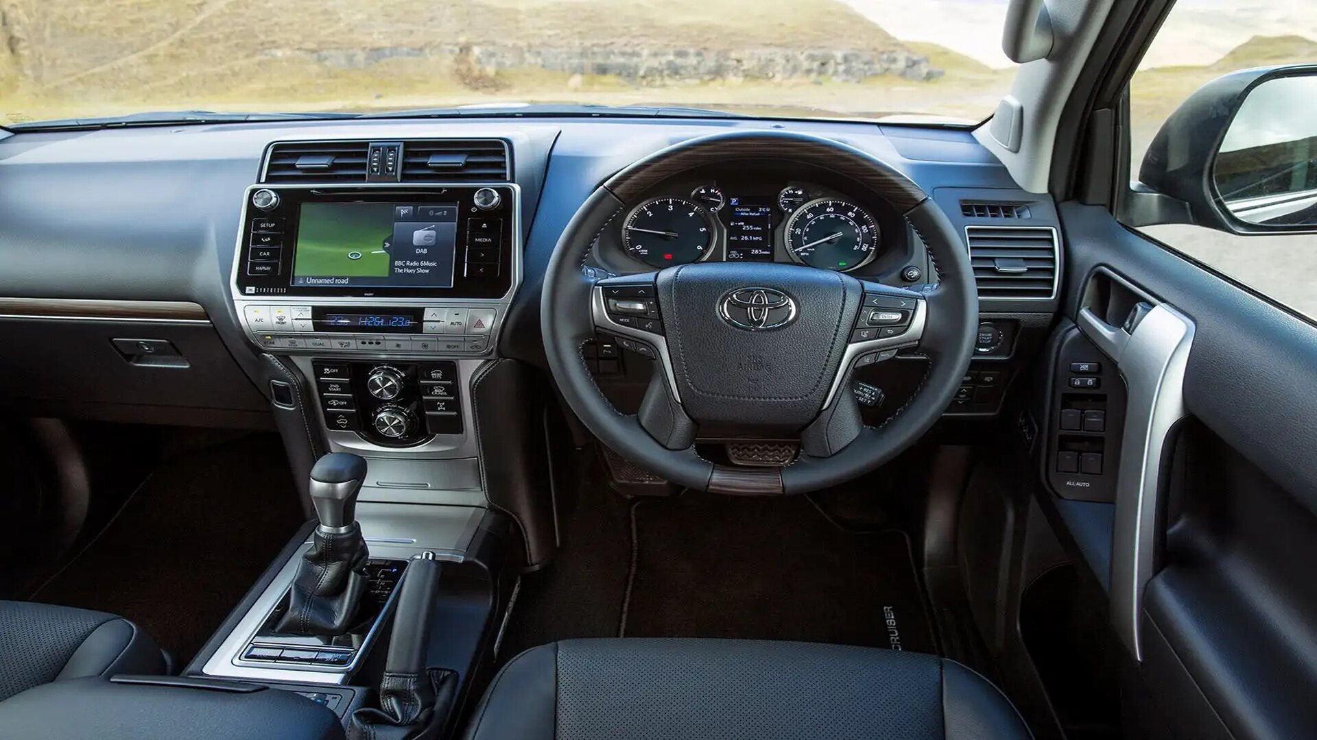 The Interior Of A Toyota LandCruiser