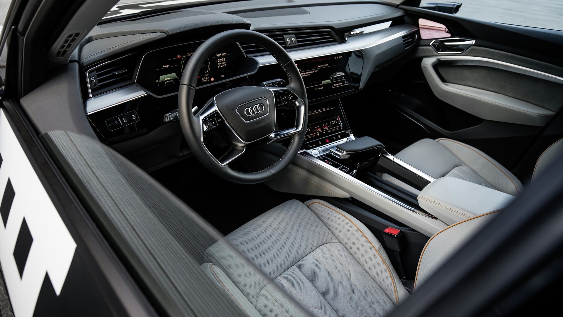 The Interior Of An Audi Q6 E-Tron (Credits Audi)