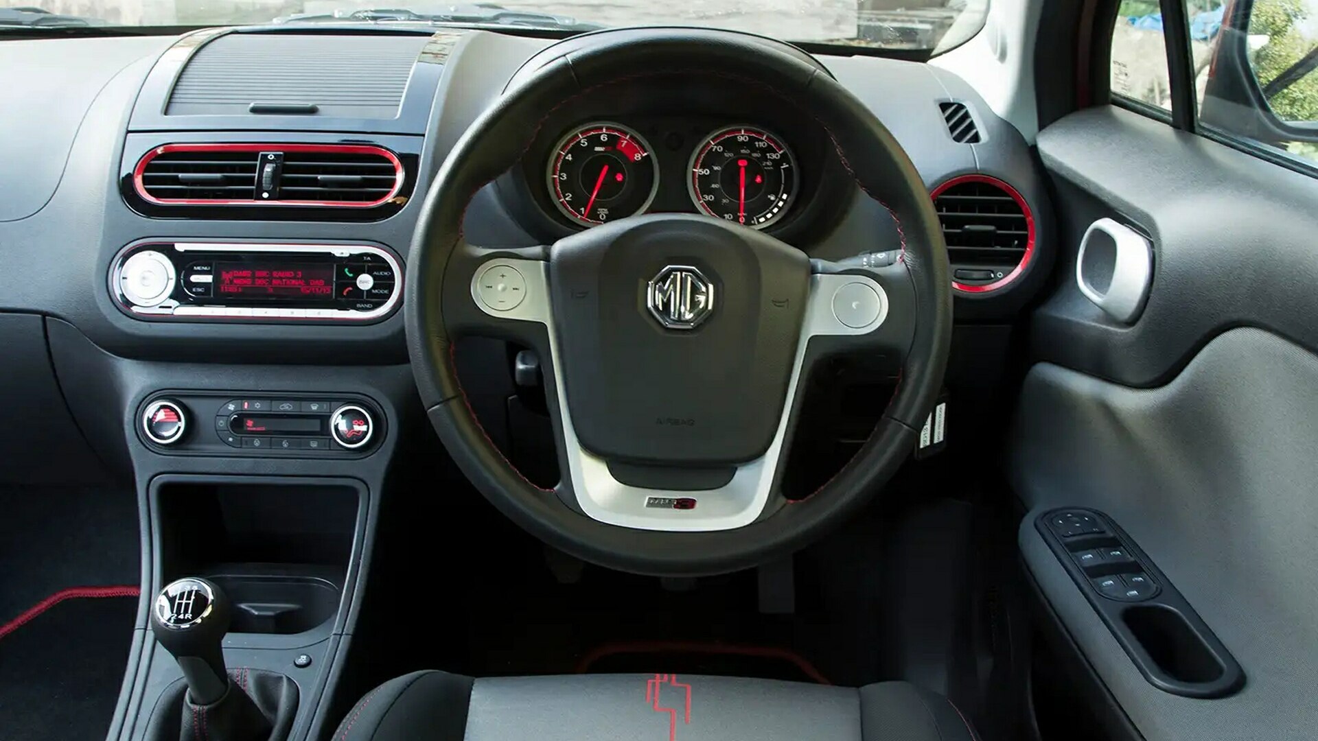 The Steering And Dashboard Of MG 3