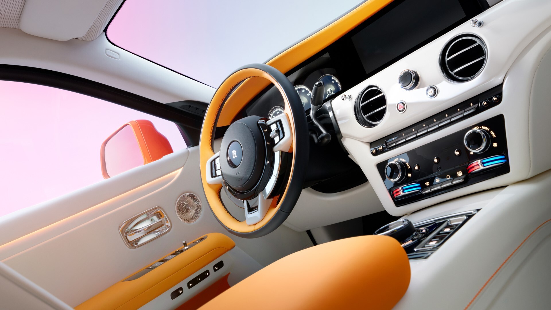 The Interior Of Rolls-Royce Ghost Sedan