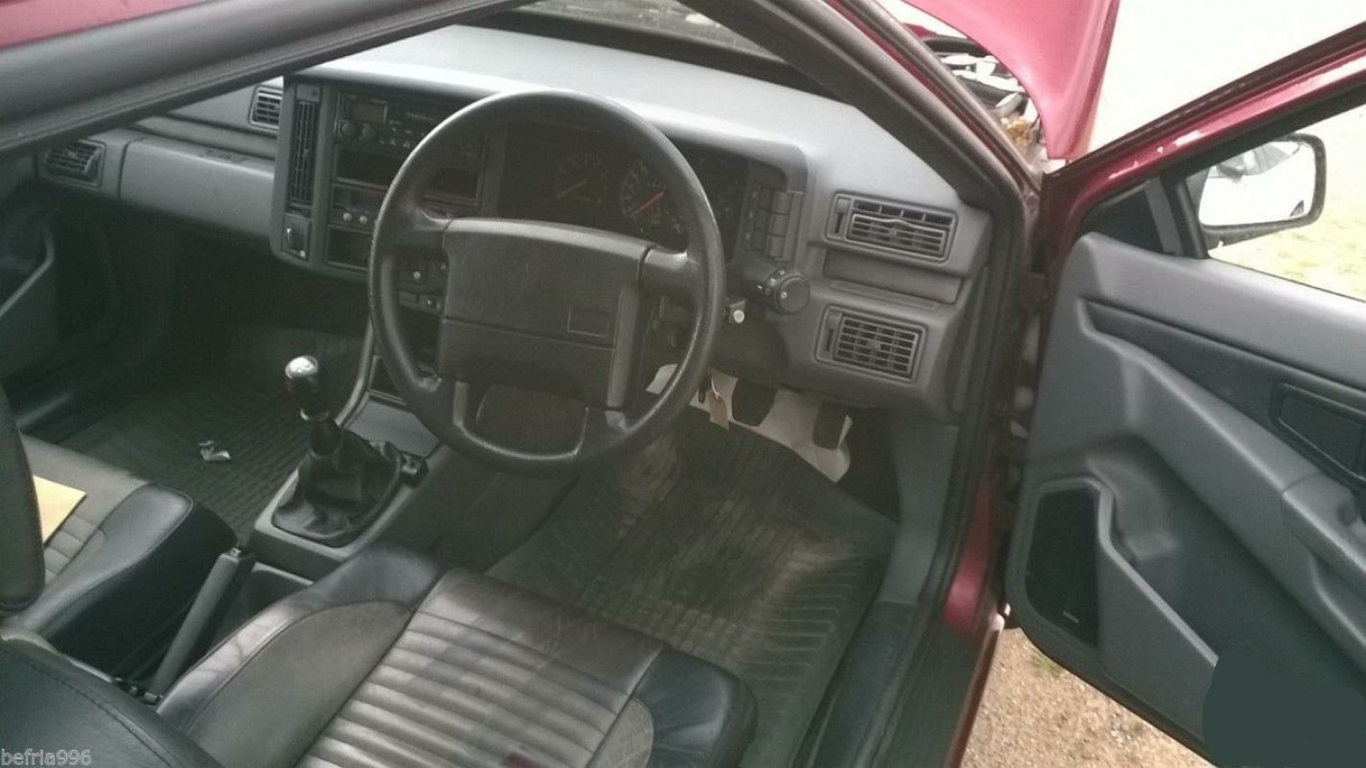 The Interior Of The 1994 Volvo 480 GT