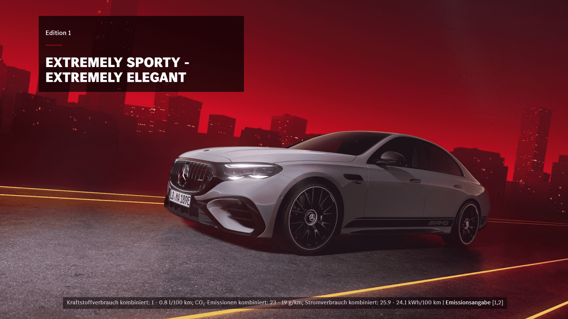 The Mercedes-AMG E 53 Hybrid Edition 1 Special-Edition Model