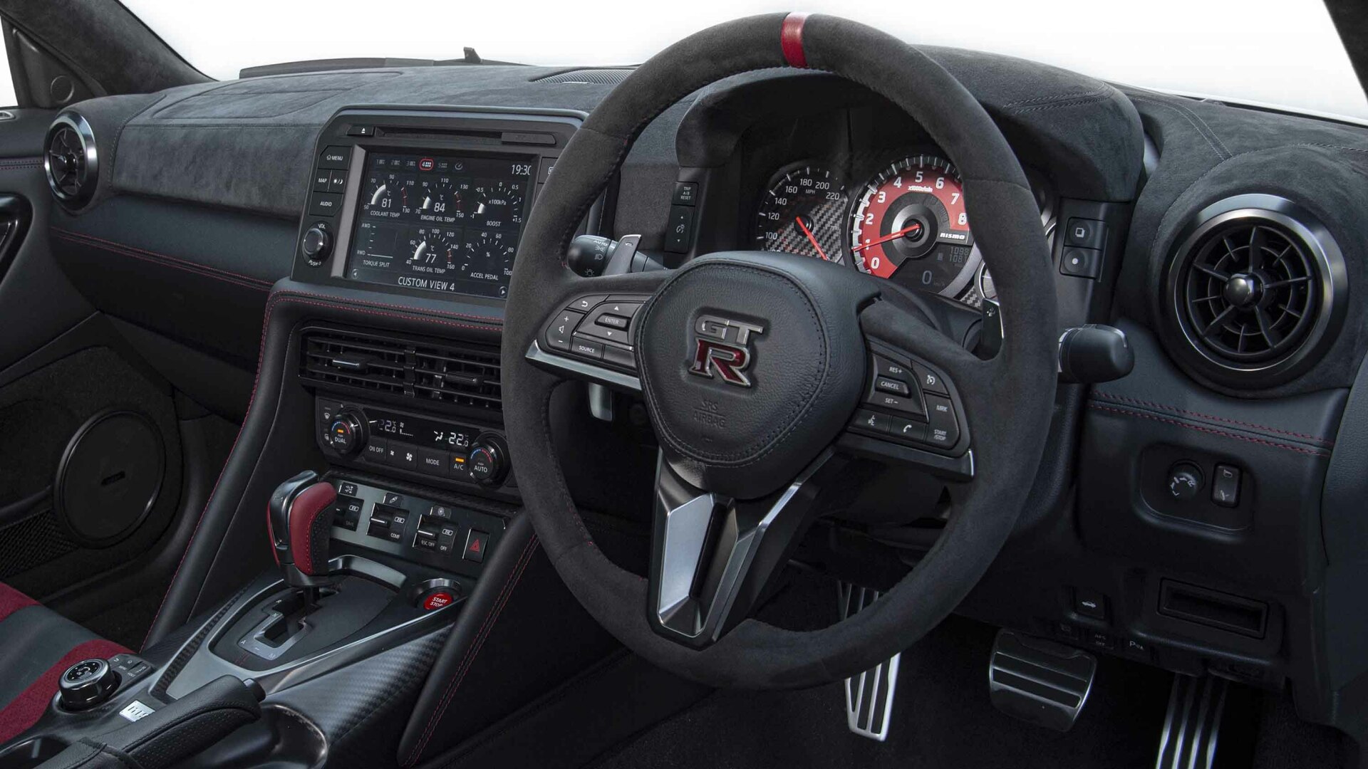 The Steering And Dashboard Of A 2025 Nissan GT-R Nismo